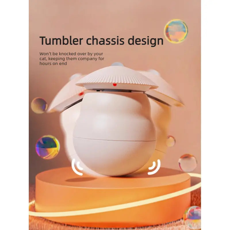 360° Auto Spin Cat Laser Toy Tumbler (Motion Activated)  Decorla