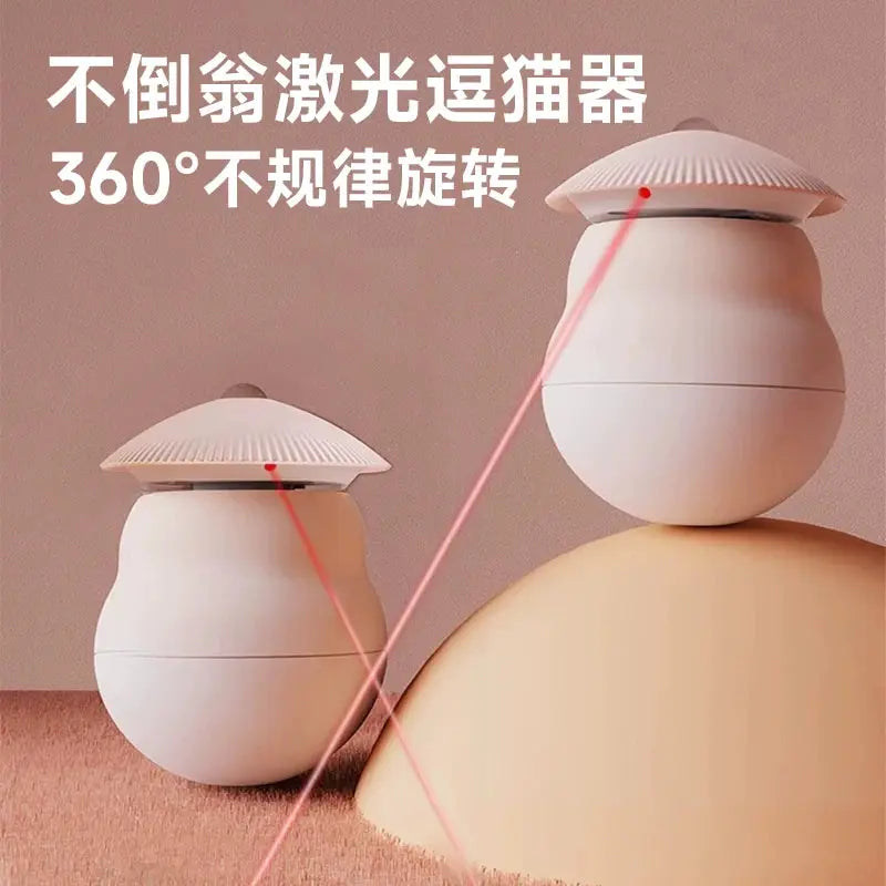 360° Auto Spin Cat Laser Toy Tumbler (Motion Activated)  Decorla