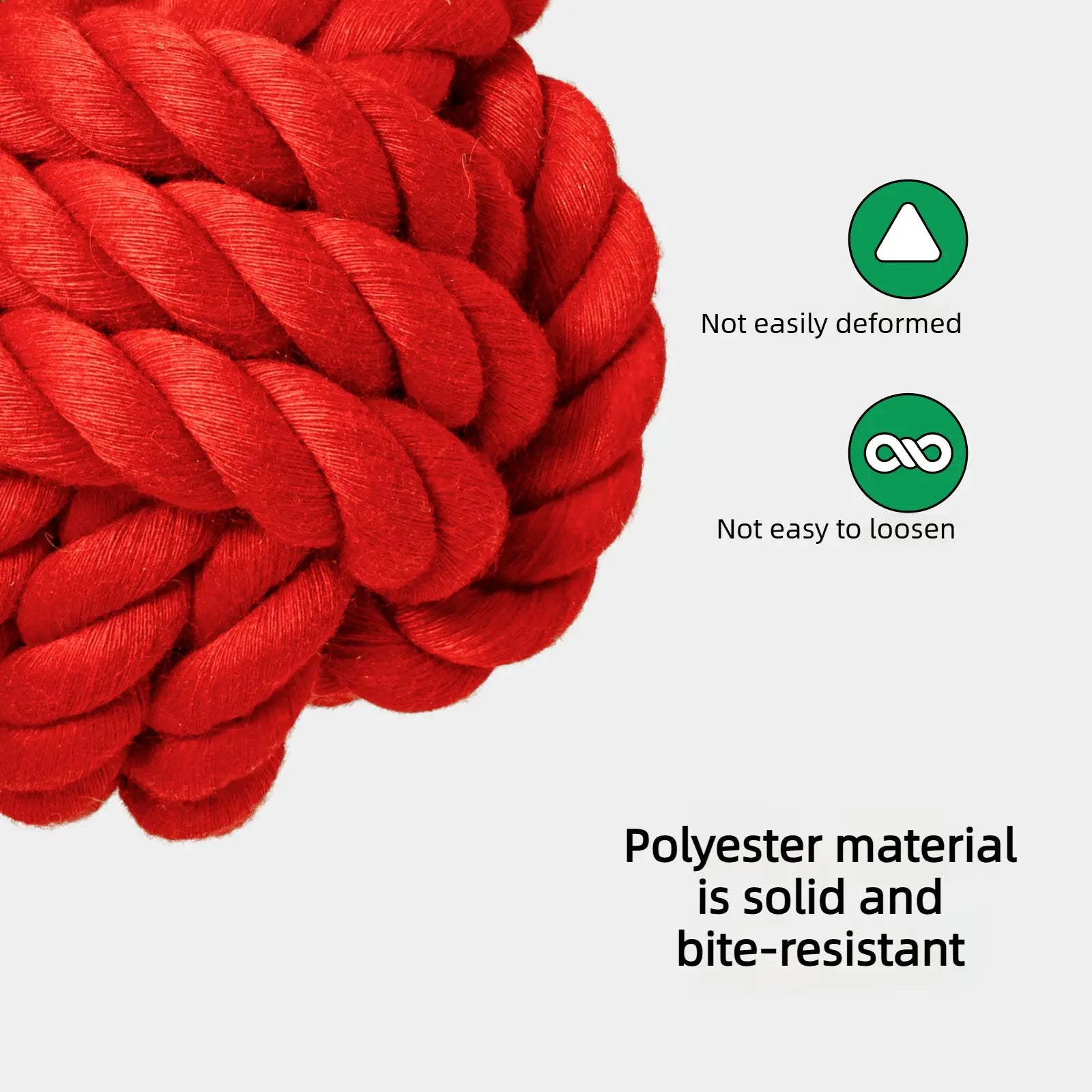 Cherry Party Dog Rope Toy Tug and Chew Training Toy  Decorla