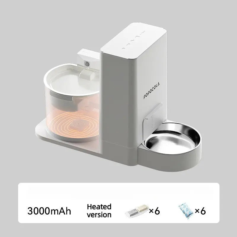 Cordless Pet Feeder & Wireless Water Fountain Combo  Decorla