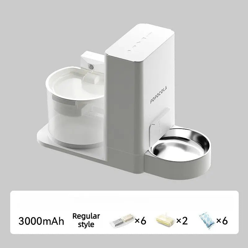 Cordless Pet Feeder & Wireless Water Fountain Combo  Decorla