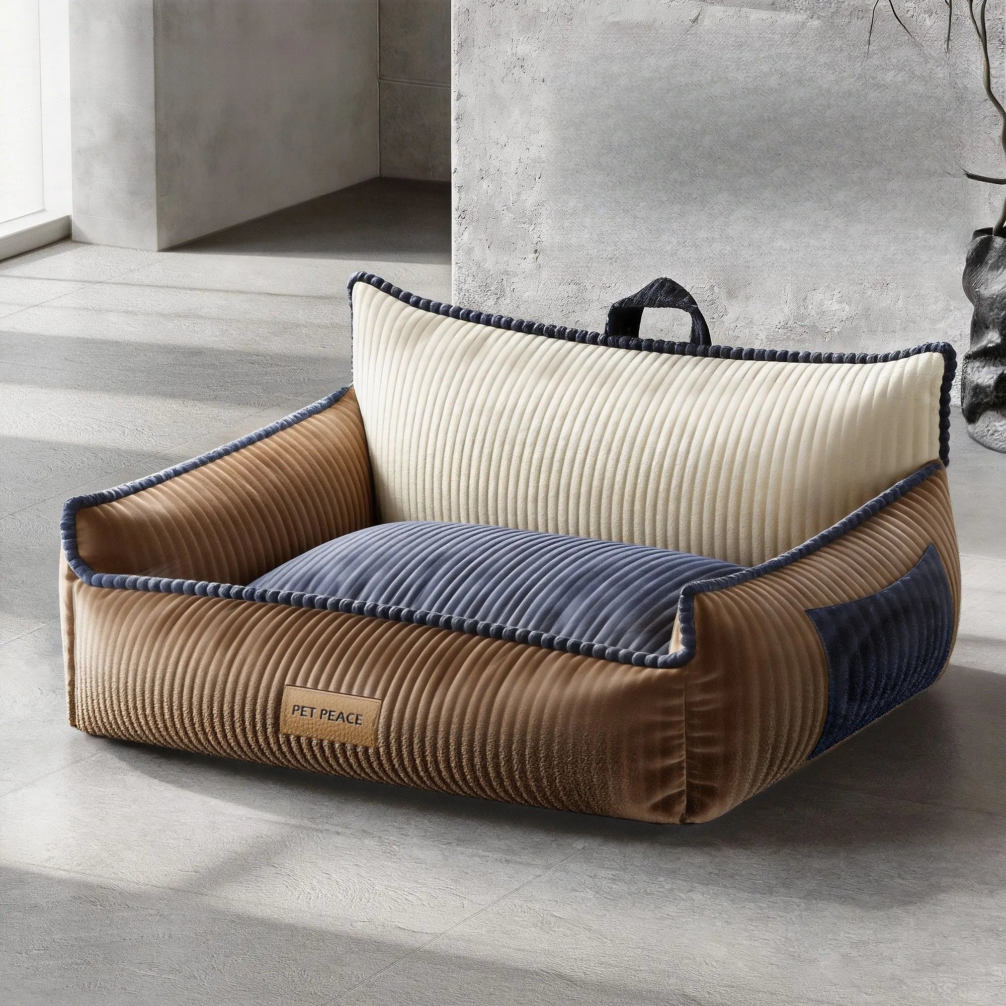 Cozy Support Dog Sofa Bed with Washable Cover  Decorla