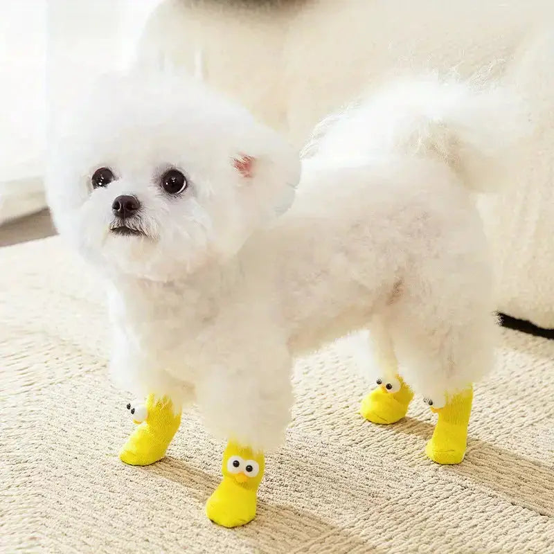 Cute Non Slip Dog Socks with Grip for Paw Protection  Decorla