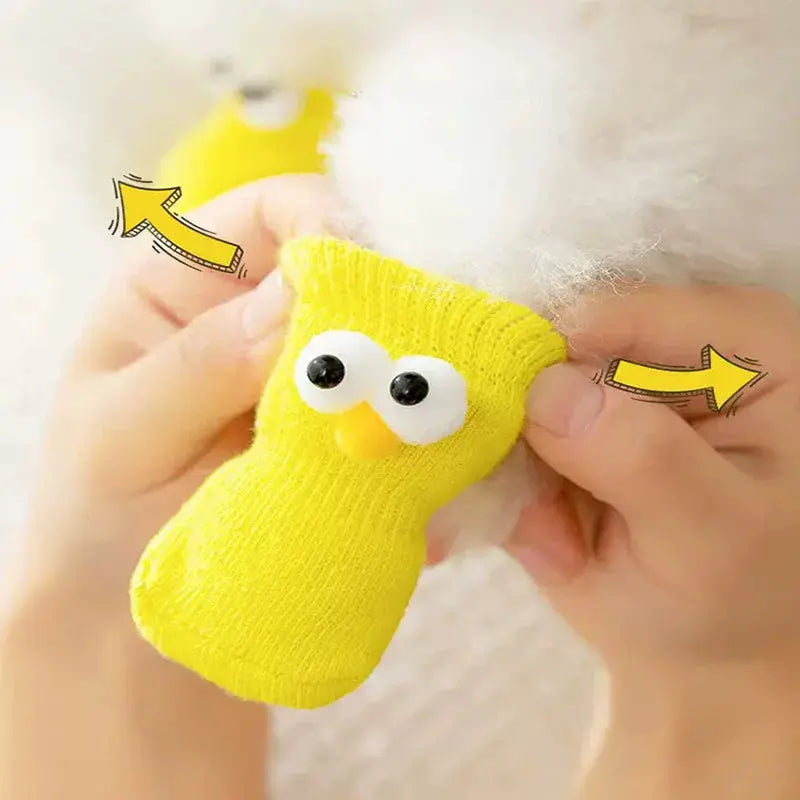 Cute Non Slip Dog Socks with Grip for Paw Protection  Decorla
