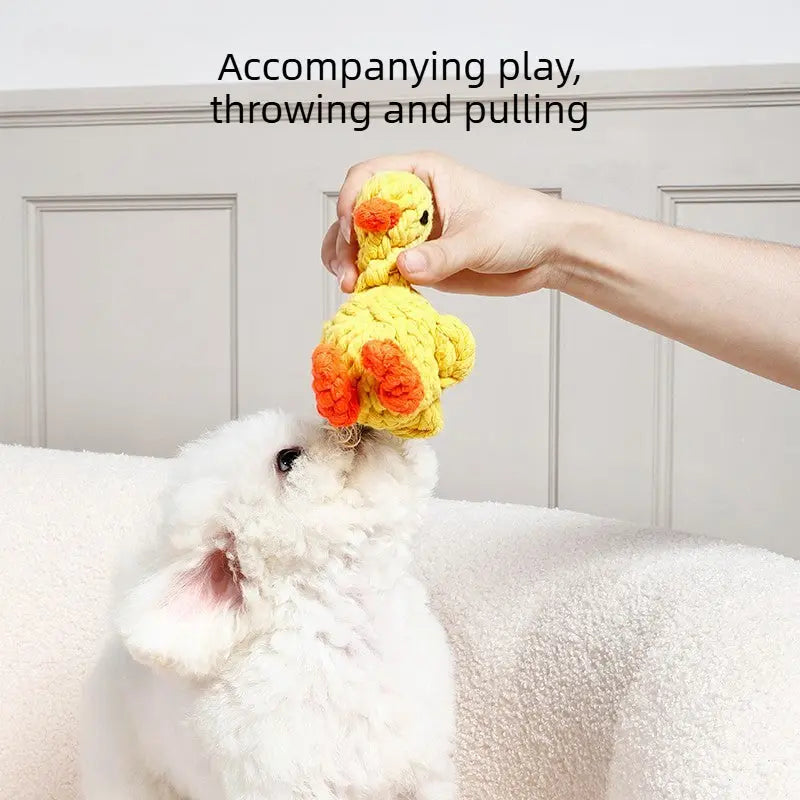 Dog Rope Toy Set – Cotton Rope Knot Tug Toys for Chewing  Decorla