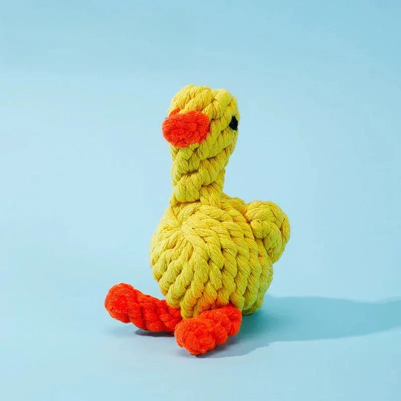 Dog Rope Toy Set – Cotton Rope Knot Tug Toys for Chewing  Decorla