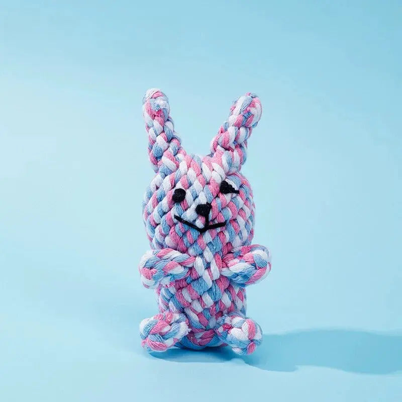 Dog Rope Toy Set – Cotton Rope Knot Tug Toys for Chewing  Decorla