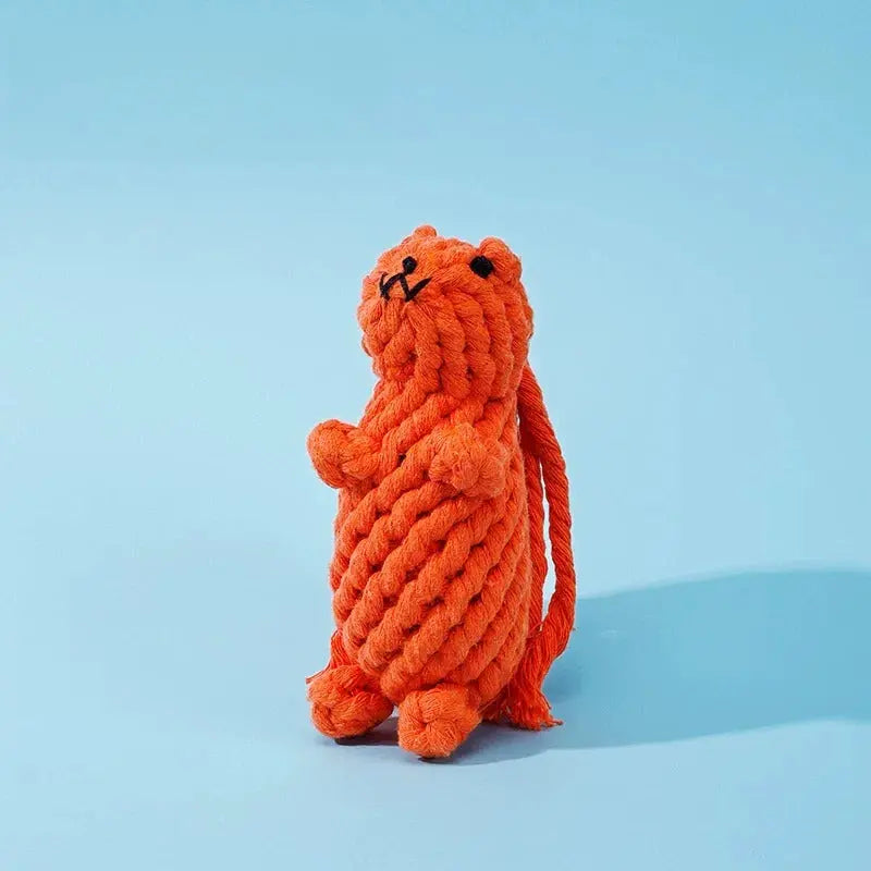 Dog Rope Toy Set – Cotton Rope Knot Tug Toys for Chewing  Decorla