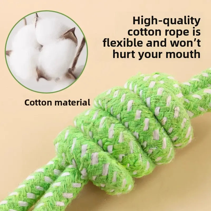 Dog Rope Toy – Rope Knot Tug & Rope Ball Chew Toys  Decorla