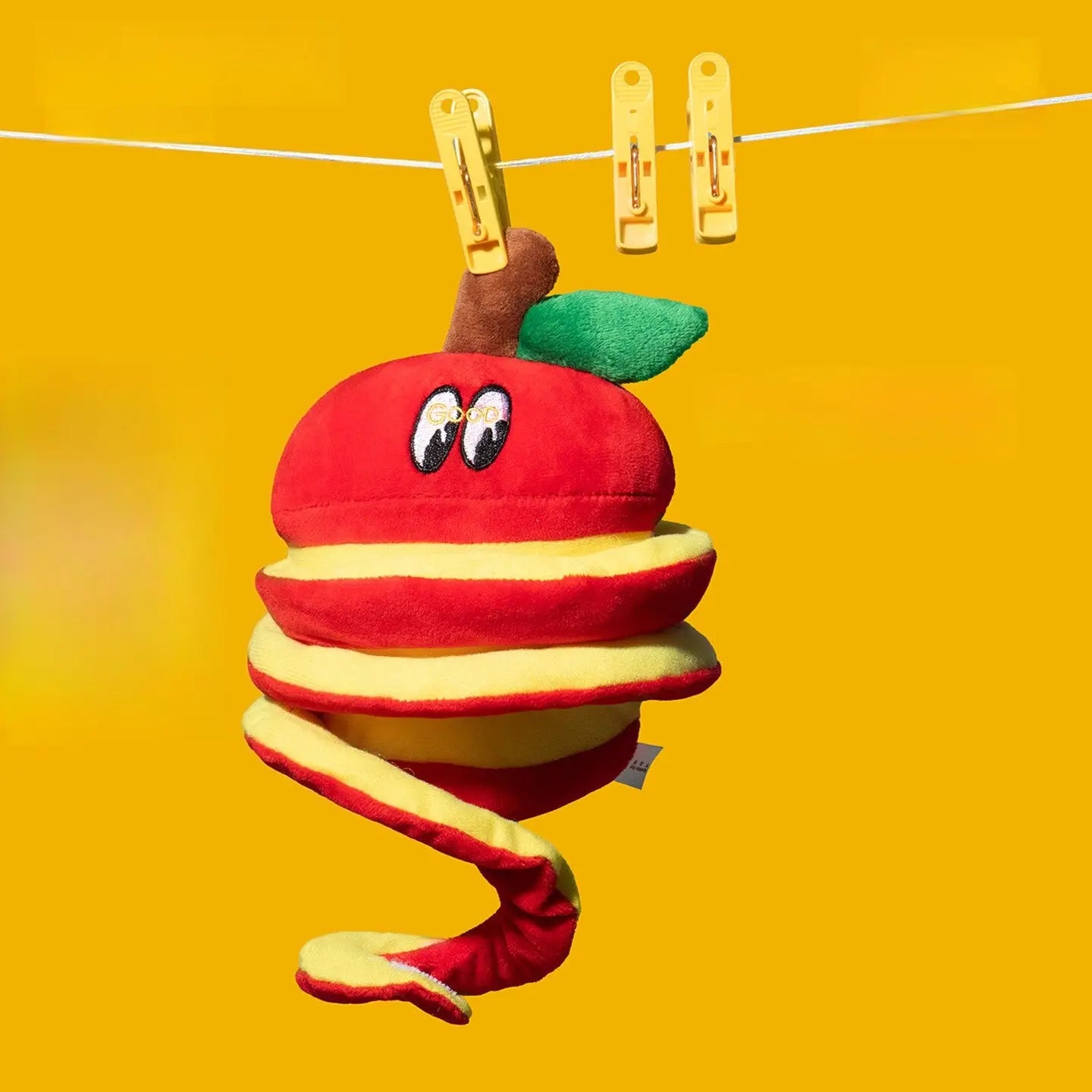 Interactive Apple Pet Toy with Catnip Ball and Squeaker  Decorla