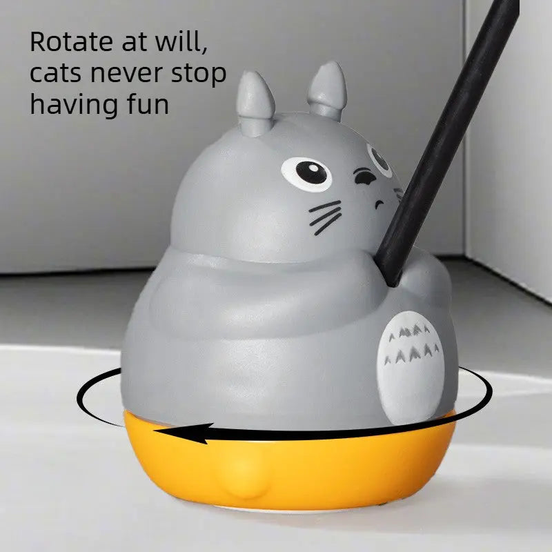 Interactive Cat Wand Toy – Feather Teaser with Bell  Decorla