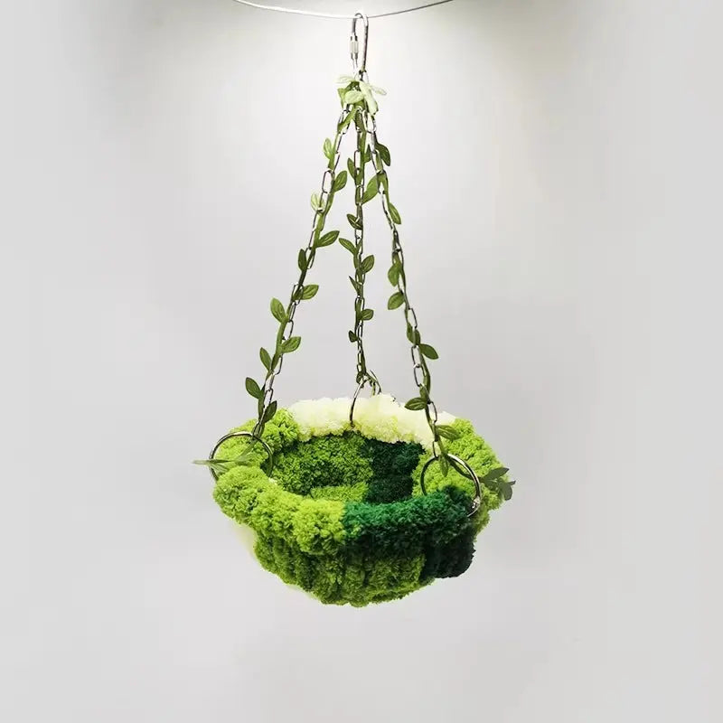 Jungle Parrot Hammock Swing – Hanging Bird Bed for Rest & Play  Decorla