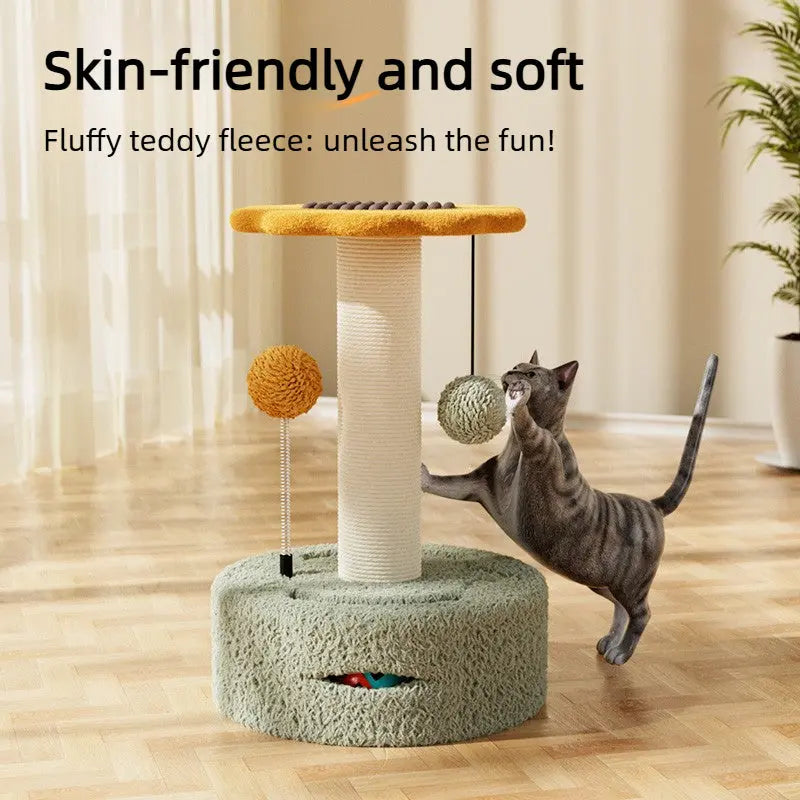 Multi-Activity Cat Tree Condo with Scratching Post & Toys  Decorla