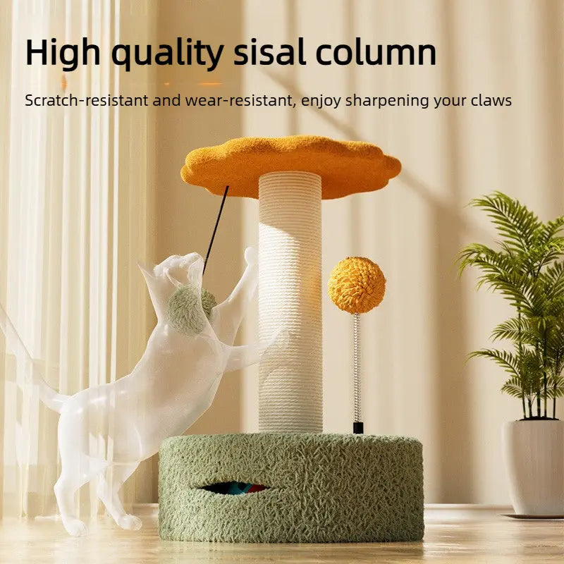 Multi-Activity Cat Tree Condo with Scratching Post & Toys  Decorla