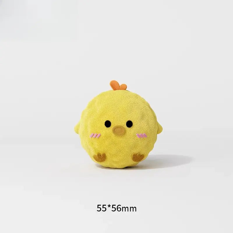Plush Spiky Squeaky Dog Ball (Bouncy Chew Toy)  Decorla