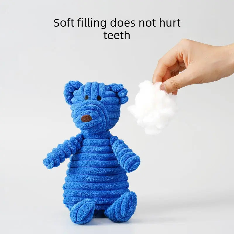 Plush Squeaky Dog Toy Set – Soft Stuffed Animal Toys for Puppies  Decorla