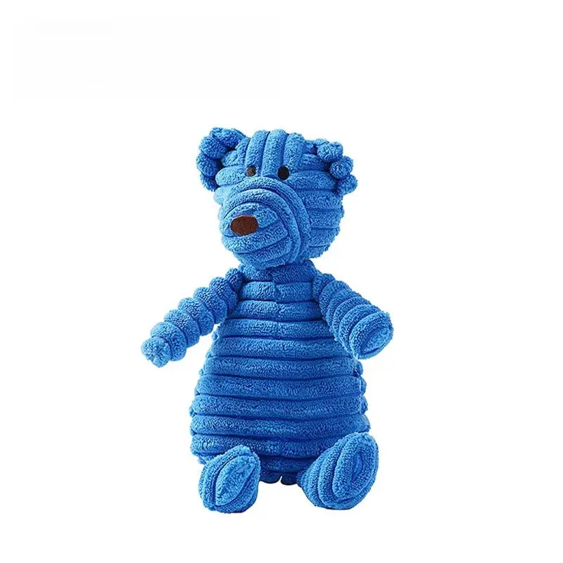 Plush Squeaky Dog Toy Set – Soft Stuffed Animal Toys for Puppies  Decorla