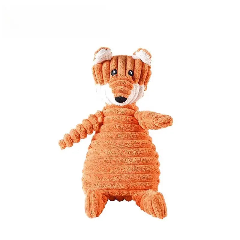 Plush Squeaky Dog Toy Set – Soft Stuffed Animal Toys for Puppies  Decorla