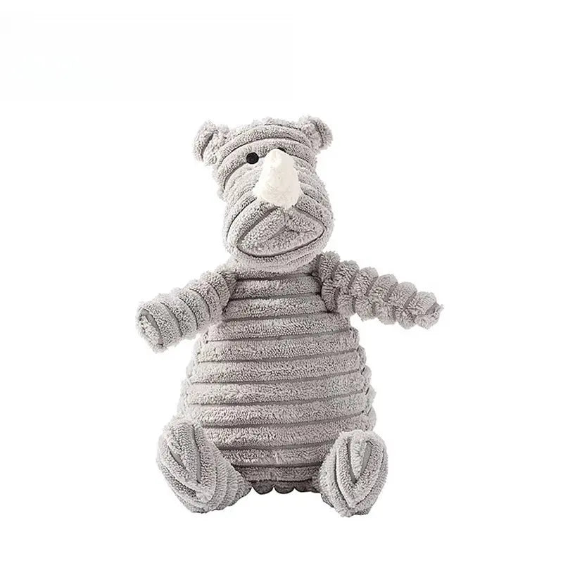 Plush Squeaky Dog Toy Set – Soft Stuffed Animal Toys for Puppies  Decorla