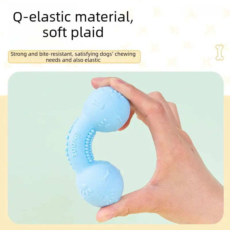 Rubber Dog Chew Toy Bone – Dental Teething Chew for Puppies  Decorla