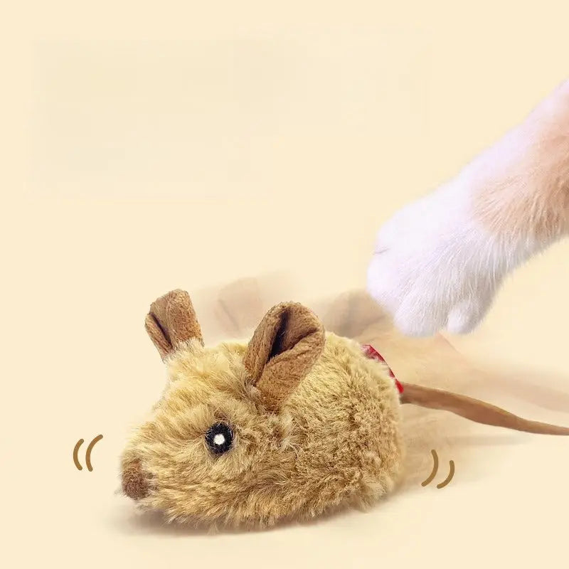 Smart Squeaky Electric Cat Toy Mouse  Decorla